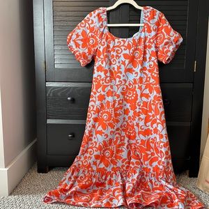 Midi floral dress